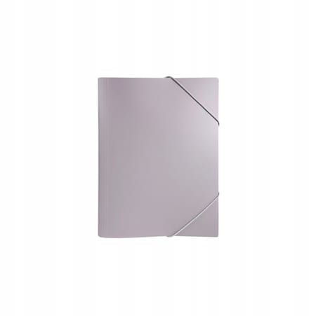 Biurfol Morandi Map met Elastiek A4 - Grijs/Roze PP