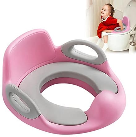 Kinder toiletbril met handgreep en spatbescherming - Universele pottrainer