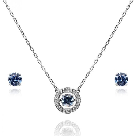 Swarovski 5480485 Ensemble Boucles d'oreilles et Collier Una Sparkling Dance 5480485 gray