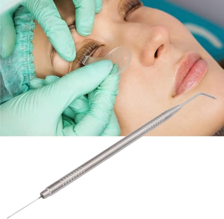 Wimper Scheider - Make-up Hulpmiddel - Wimpers Perfect Scheiden - Dubbele Kop Ontwerp - 16.9 cm - Zilver