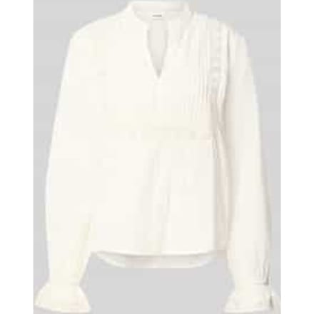 Blouse met gehaakt kant model 'Tamya'