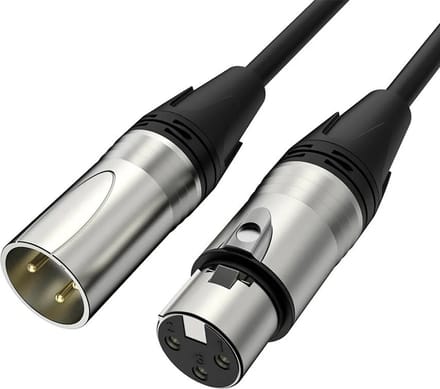 Maono - XLR Microfoon Kabel - Premium XLR Kabel - 180cm - Mannelijke naar Vrouwelijke 3 pin