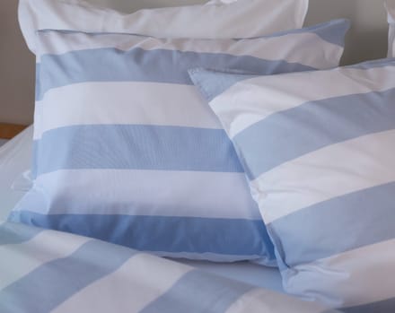 Linolux Kussensloop Beach Stripe Blue 60x70