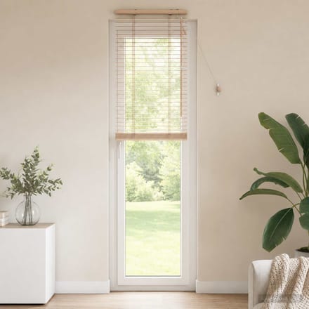 vidaXL - Venetiaanse - jaloezie - Eiken - Look - 65 - x - 250 - cm - 35 - mm