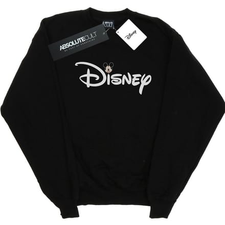 Disney Dames/Dames Mickey Mouse Logo Head Sweatshirt (Zwart)