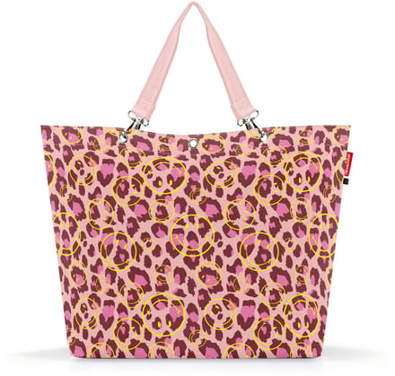 Reisenthel Shopper XL Strandtas Shopper - 35L - Smiley® Leo Blush Roze