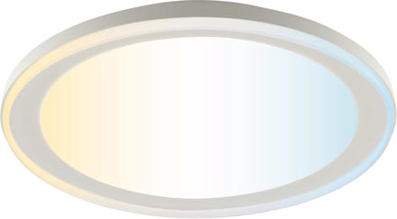 Brilliant Pederson - Plafondlamp - LED 10W - CCT - 3000K-6500K - Dimbaar - Nachtlicht - Timer - Afstandsbediening - Wit
