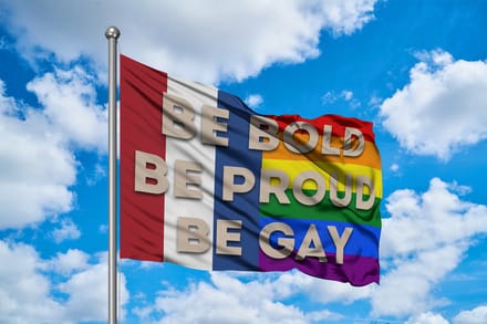 Be Bold Be Proud Be Gay Vlag - LGBTQ+ Pride Flag 150x100cm