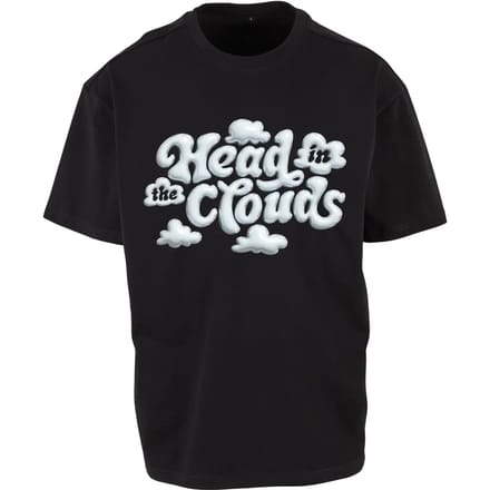 Mister Tee - Head In The Clouds Oversize Heren Tshirt - S - Zwart