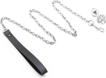 Kiotos - Buttplug Aluminium Met leiband