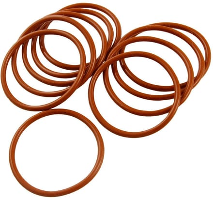 10 Stks Industriële Siliconen O Ring Afdichting Pakking 44mm x 50mm x 3mm
