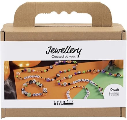 Creativ Company sieraden knutselset Halloween kralen en armbanden.