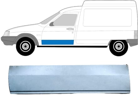 Deur reparatiepaneel voor Citroen C15 1984-2005 / Links
