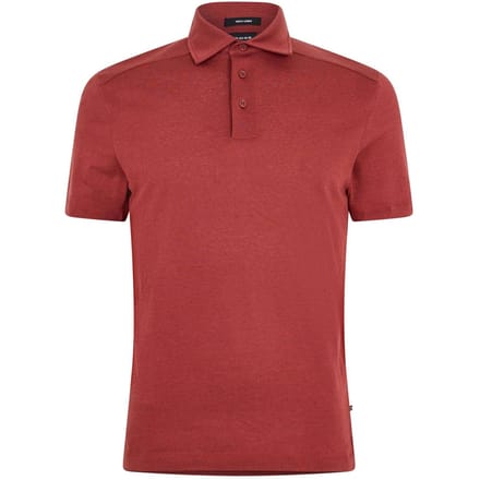 Boss Heren Paino Effen Polo Shirt (Bruin)