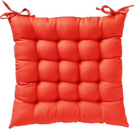 SONNY - stoelkussen 40x40 cm - outdoor - Cherry Tomato - rood