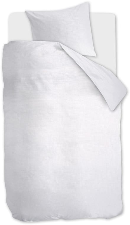 Linolux Dekbedovertrek Mousseline White 1 persoons