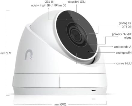 Beveiligingscamera - IP Camera - Woning Beveiligen - 2K Resolutie - 30m Nachtzicht - Wit