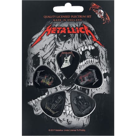 Metallica Guitars Unisex Plectrumset - meerkleurig - Standard