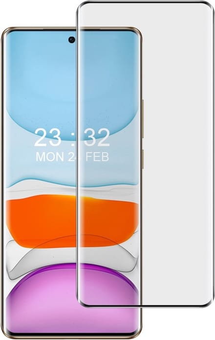 Solidenz Full Glue 3D Screen Protector Geschikt Voor Oppo Reno10 - Screen protector Reno10 - Tempered Glass protector