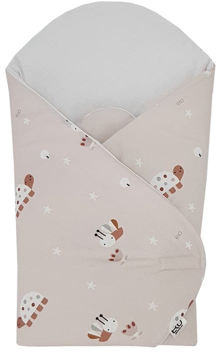 Printed Cotton Swaddle Blanket - Bees