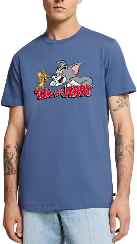 Tom En Jerry Vang Me Maar Premium T Shirt Heren