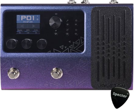 Valeton Multieffectpedaal voor Gitaar met Specter Plectrum | GP-100VT