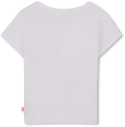 Meisjes t-shirt wit ‘Sea Sun Fun' slim fit 110