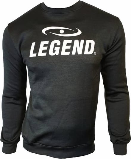 Legend Sports Sweater Heren Polyester Zwart Maat S