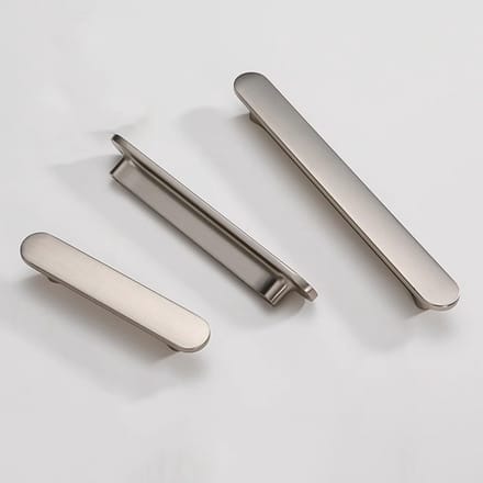 6 Stuks Gouden Keukenmeubel Handgrepen 96mm - Geborsteld Messing, Zinklegering, Modern Design