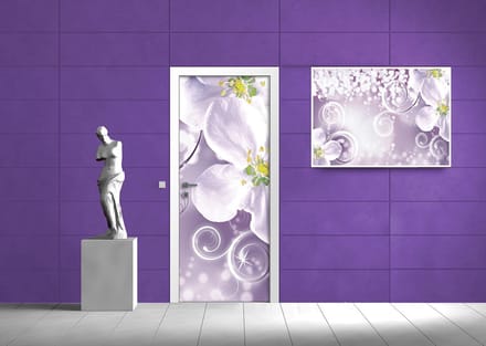 Flowers Abstract Nature Photo Wallcovering