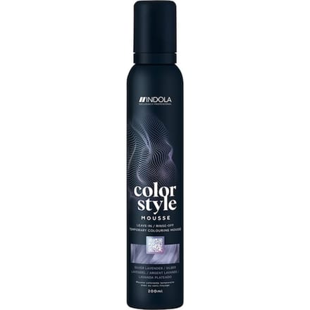 INDOLA Color Style Mousse Zilver lavendel Haarkleuring Dames 200 ml