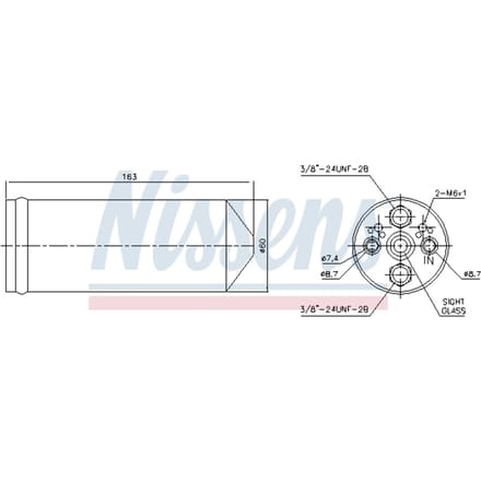 Droger, airconditioningsysteem NISSENS 95523