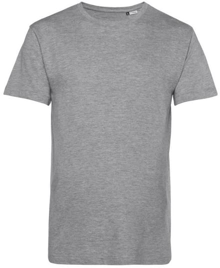B&C Heren Organisch E150 T-Shirt (Heide Grijs)