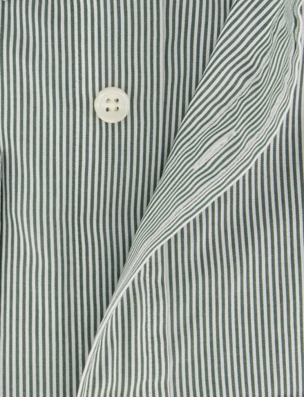 Casual overhemd Gant Regular Fit groen gestreept