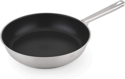 Premium Koekenpan van Roestvrij Staal met Teflon - 26 cm