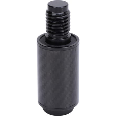 Poolkeu Verlengstuk 2 Inch Koolstofvezel Biljartkeu Verlengstuk met Bumper voor CUETEC black