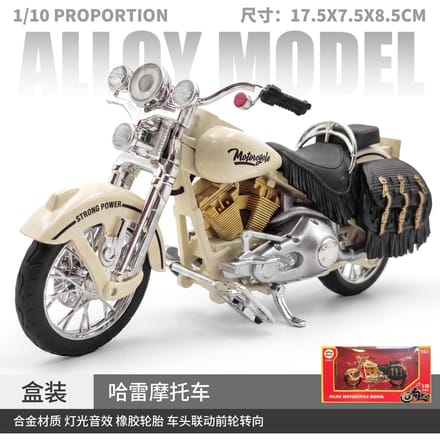1:12 Harley Davidson Softail Heritage Moto Rétro Américaine Modèle en Alliage Métal Moulé Sous Pression Ornements de Bureau Ordinateur Jouet de Fête