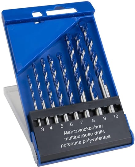 Westfalia HM universele boorset, 8 stuks