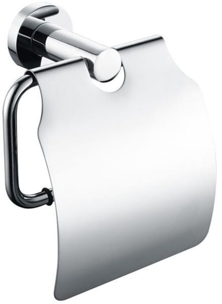Aloni toiletrolhouder met klep – chroom