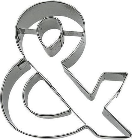 Uitsteker RVS - &-teken / ampersand - 7cm - St�dter