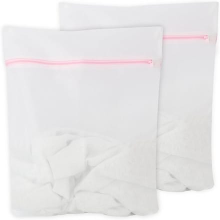 Wasnet Set - Waszakken - Kleding Beschermen - Verborgen Ritssluiting - 40 x 50 cm - Wit