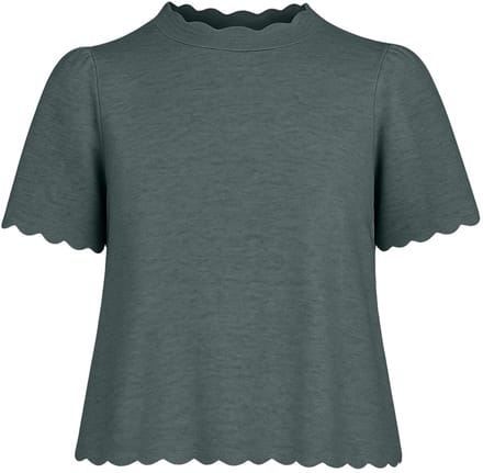 VILA - VINIKOLINA O-NECK S/S KNIT TOP - NOOS - Dames - T-shirts