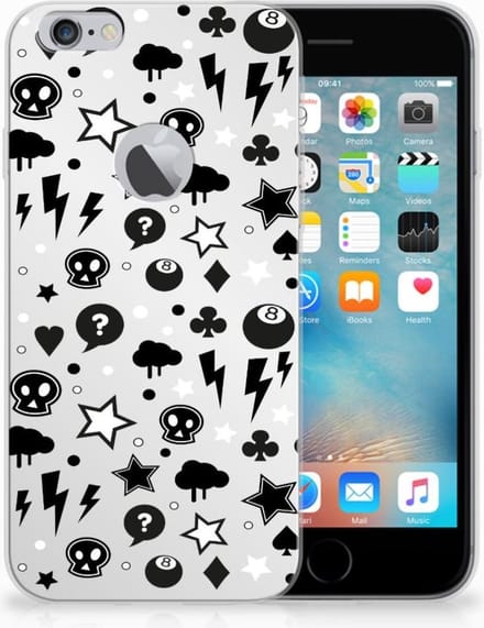 Silicone Back Case Apple iPhone 6 Plus | 6s Plus Silver Punk
