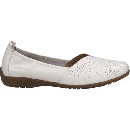 JOSEF SEIBEL Dames Ballerina Fenja 29 in wit