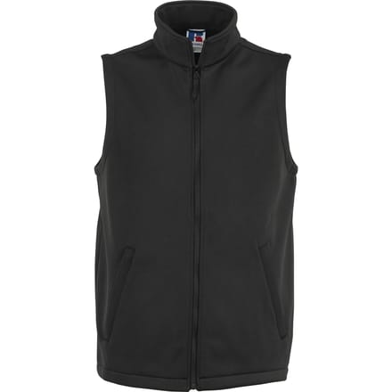 Russell Heren Smart Softshell Gilet Jacket (Zwart)