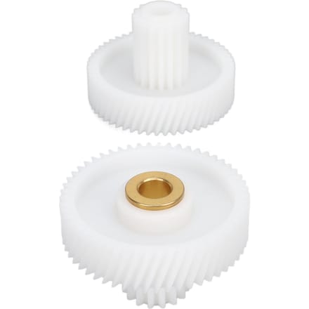 2 stuks Vleesmolen Tandwiel Plastic Werkt Efficiënt Multifunctioneel Hoge Compatibiliteit Hakmolen Tandwiel voor Worstmachine white