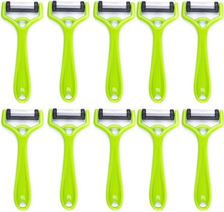 Solingen Dunschiller Uno Y-Model – Kunststof – Mes 4,2 cm – Groen – 10 stuks