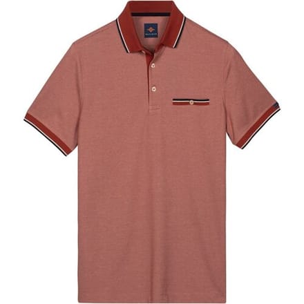 Baileys Polo Two-Tone Tipping Details Buttoned Chestpocket Terra / male