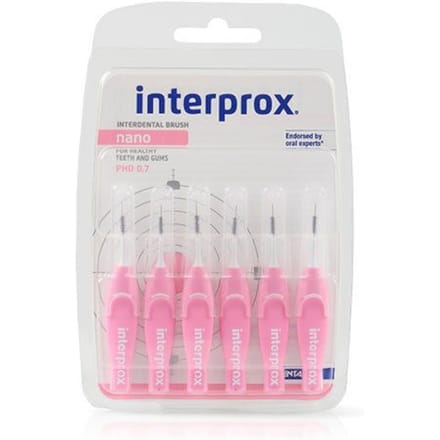 Interprox Nano - Roze - PHD 0,7 mm - 6 Ragers