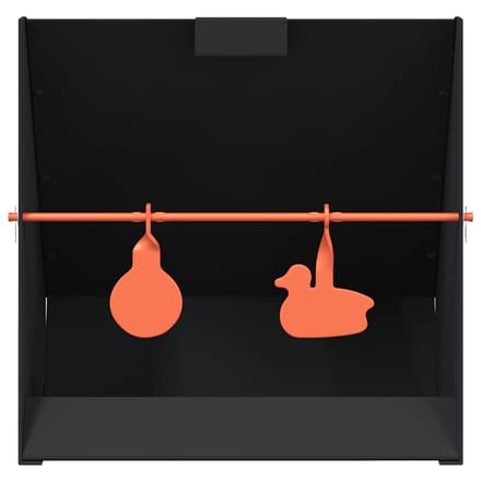 vidaXL Kogelvanger Zwart 31 x 23 x 31,5 cm Staal